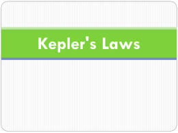 Kepler's Laws