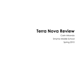 Terra Nova Review