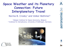 Future Interplanetary Travel, N. Crosby