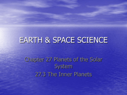 EARTH & SPACE SCIENCE