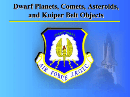 Dwarf Planets, Comets, Asteroids, and Kuiper Belt Objects