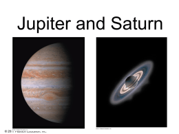 Jupiter and Saturn Power Point 2016