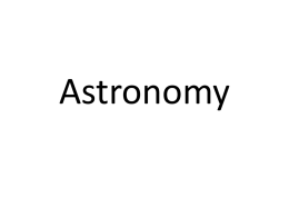 Astronomy - Educator Pages