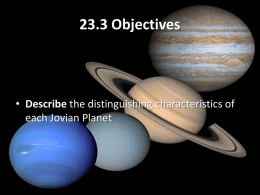 The Outer Planets - Duplin County Schools