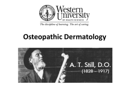 Osteopathic Dermatology