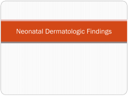 Neonatal Dermatology 2010