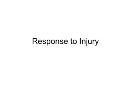 Response to Injury