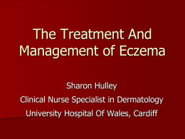 The Management of Eczema