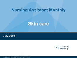 Skin Care - Cengage Learning
