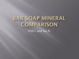 Bar Soap Comparison