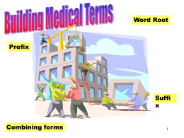 med terms learn how to build words