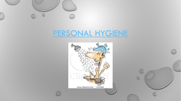 Personal Hygiene - Riverside School District