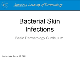 Case Five, Question 1 - American Academy of Dermatology