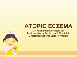 ATOPIC ECZEMA-2x - Medical Council of Guyana