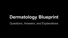 Dermatology Questions Preview