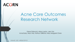 Acne Core Outcomes Research Network