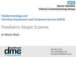 Paediatric Atopic Eczema