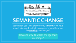Semantic-changex
