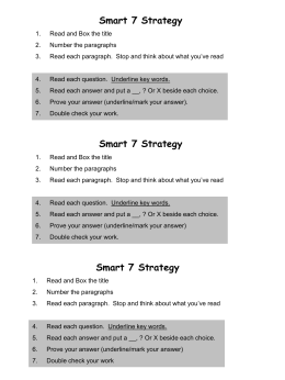 Smart_7_Strategy - OCPS TeacherPress