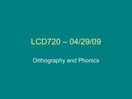 LCD720 – 04/29/09
