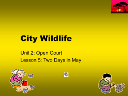 Two Days in May - Open Court Resources.com