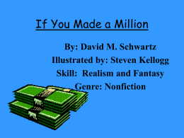 If You Made a Million By