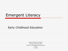 IECE Emergent Literacy PowerPoint