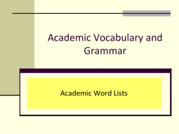 academic_word_lists