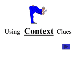 Using Context Clues