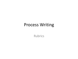 Process Writing