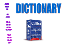 How to use a dictionary and thesaurus