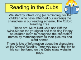 Reading in Cubs - Market Deeping Community Primary School