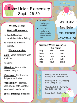 Weekly Scoop! - Prairie Vale Elementary School