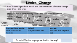 Lesson-1-Lexical