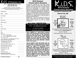 KIDS Registration Brochure