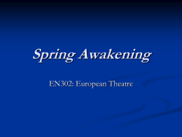 Spring Awakening - University of Warwick