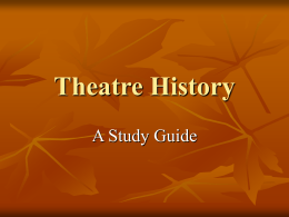 Theatre History - Johnson County Schools