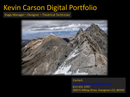 Kevin Carson Digital Portfolio