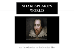 Shakespeare`s World-Macbethx