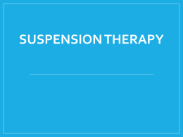 ASSISTED EXERCISES SUSPENSION THERAPY