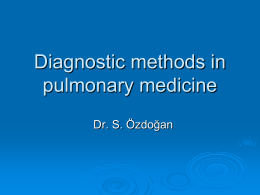 Diagnostic methods - University of Yeditepe Faculty of Medicine, 2011