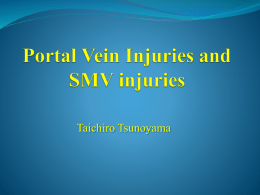 Portal Vein Injuries and SMV injuries