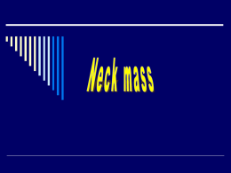 neck mass lecture
