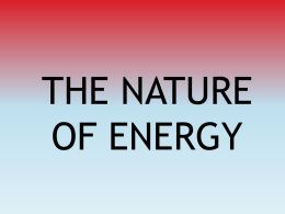 the nature of energy