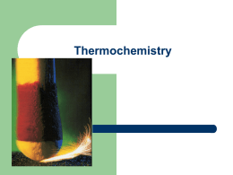 Thermochemistry - Lompoc Unified School District
