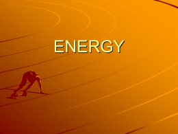 Notes: Energy
