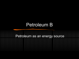 Petroleum B Notes