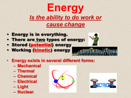 energy - Granbury ISD