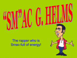 “SM”AC G. HELMS