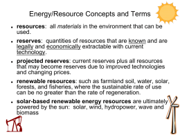 Basic Energy Concepts